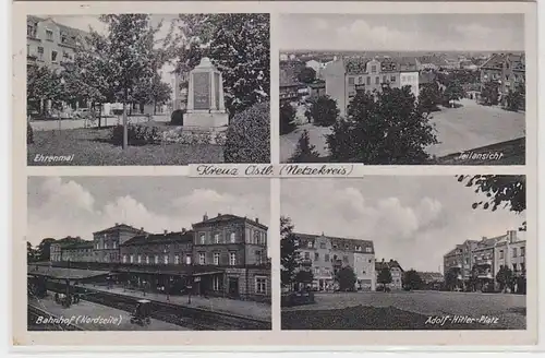 66240 Multiimage Ak Kreuz Ostbahn (Kreis) Gare ferroviaire etc. 1941