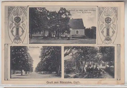 66219 Mehrbild Ak Gruß aus Börnicke Osth. 1917