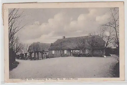 66210 Ak Salutation de Neuenkrug chez Preetz in Holstein 1920