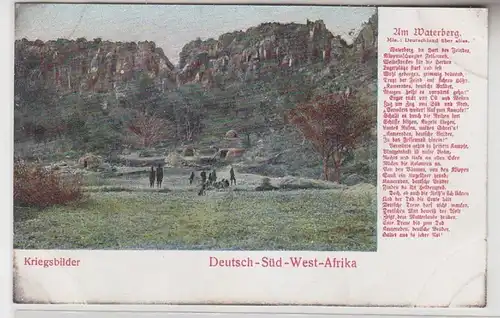 66154 Ak allemand Sud-Ouest Afrique images de guerre "Am Waterberg" Nr.6037 vers 1905