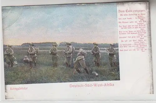 66147 Ak allemand Sud-Ouest Afrique Images de guerre "Avant la mort" Nr.6034 1905