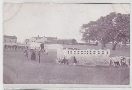 66141 Ak Deutsch Süd West Afrika "Keetmannshoop am Brunnen" Nr.8168 um 1905