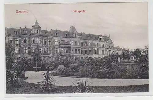 66128 Ak Dessau Funkplatz 1909