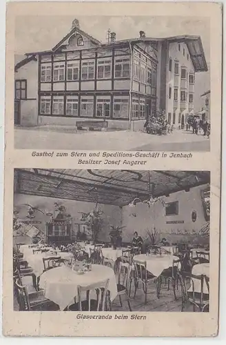 66104 Ak Gasthof au magasin de transport et d'étoile à Jenbach 1915
