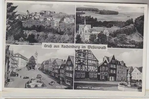 65988 Mehrbild Ak Gruß aus Hachenburg im Westerwald 1955