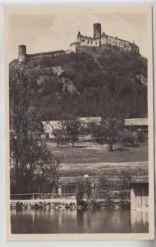 65935 Feldpost Ak Malsig (Sudetengau) la ruine du château en 1942
