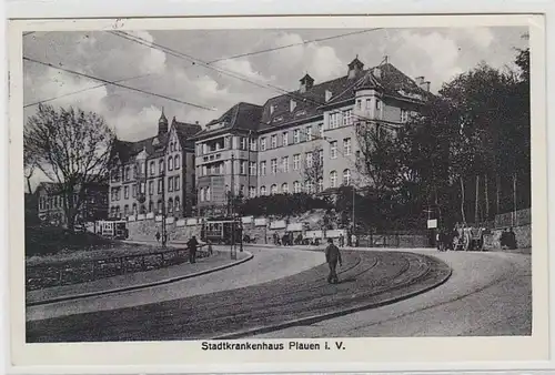65904 Ak Stadtkrankenhaus Plauen im Vogtland 1935