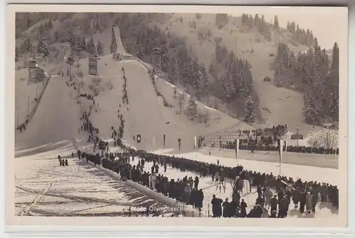 65896 Ak Garmisch Partenkirchen kleine und große Olympiaschanze 1936