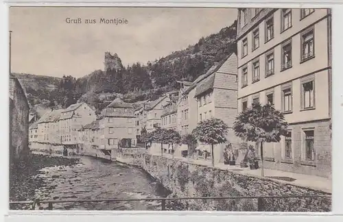65875 Ak Gruß aus Montjoie / Monschau um 1920