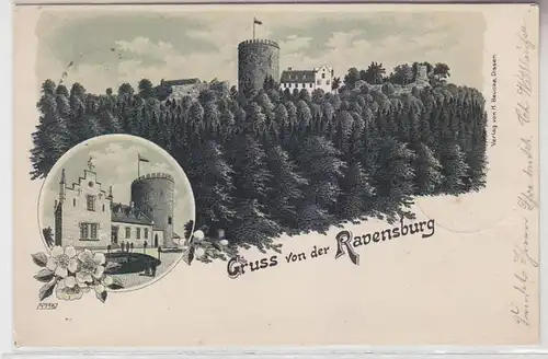 65818 Ak Lithographie de Grauss de Ravensburg 1900