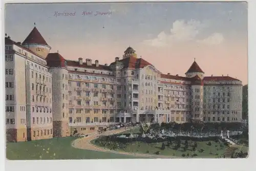 65745 Ak Karlsbad Hotel Imperial 1921