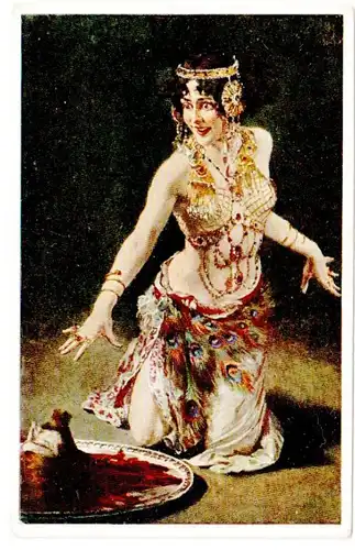 65690 Artiste Erotic Ak "Salome" de L. Schoffler vers 1910