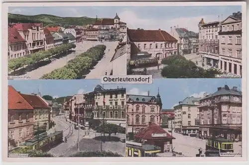 65644 Feldpost Ak Oberlemannnsdorf Vues de la ville 1942