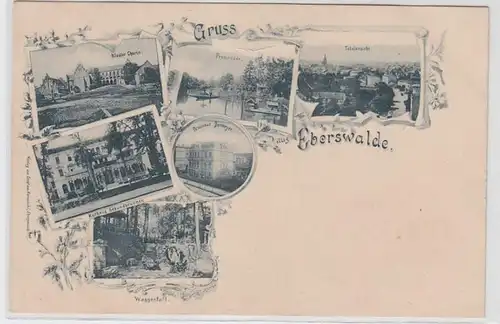 65614 Mehrbild Ak Gruss aus Eberswalde Ortsansichten um 1900