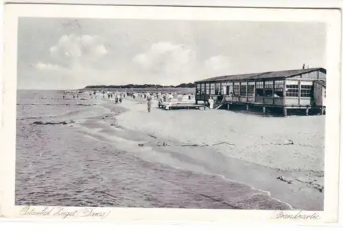 65596 Ak Mer Baltiquebad Zingst (Darss) Plage de plage autour de 1930