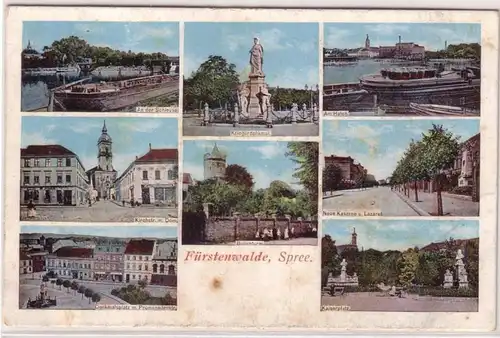 65584 Multi-image Ak Fürstenwalde Spree Caserne etc. vers 1910