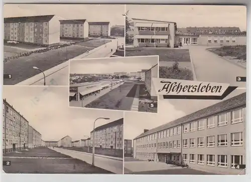 65558 Multi-image Ak Aschersleben Quartier des enfants de Kosmonaute Haute école 1966