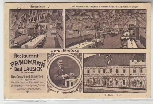 65429 Mehrbild Ak Restaurant "Panorama" Bad Lausick in Sachsen um 1920