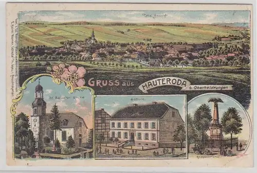 65421 Mehrbild Ak Gruss aus Hauteroda b. Oberheldrungen 1910