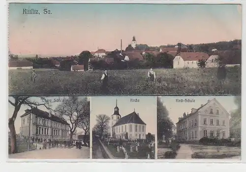 65336 Mehrbild Ak Kittlitz in Sachsen Schulen usw. 1909