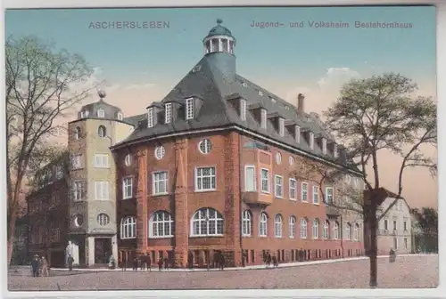 65294 Ak Aschersleben Jugend- und Volksheim Bestehornhaus um 1920