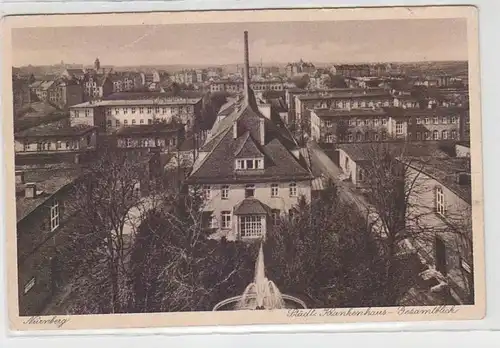 65285 Ak Nürnberg städtisches Krankenhaus Gesamtblick um 1930