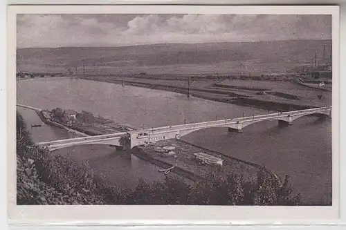 65281 Ak Insel Gasthof im Hengsteysee mit Hohensyburg Brücke 1935
