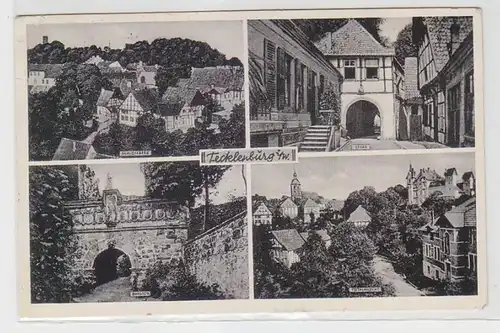 65277 Mehrbild Ak Tecklenburg i.W. Ortsansichten 1952
