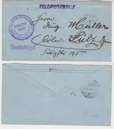 65257 Feldpostbrief Deutsch Südwestafrika mit Truppenstempel Swakopmund 1905