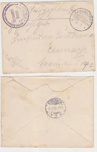 65252 Feldpostbrief Deutsch Südwestafrika mit Truppenstempel Ramansdrift 1906