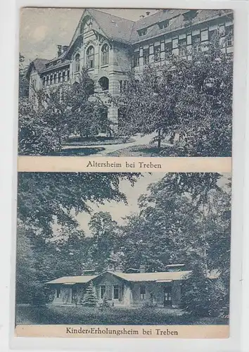 65196 Mehrbild Ak Treben Altersheim und Kinder-Erholungsheim um 1920