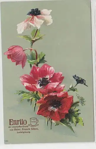 65170 Reklame Ak Enrilo Kaffee Ersatz von Heinr. Franck Söhne Ludwigsburg um 1910