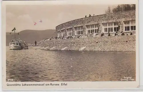 65156 Ak Gastät Schwanmenauel am Rursee Eifel vers 1940