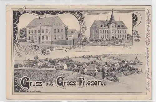 65083 Mehrbild Ak Gruss aus Gross-Friesen 1916