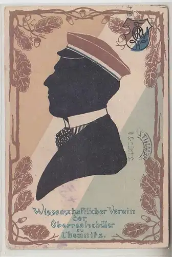 65065 Ak Wissenschaftlicher Verein der Oberrealschüler zu Chemnitz 1909