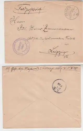 65022 Feldpostbrief Deutsch Südwestafrika mit Truppenstempel Abbabis 1906