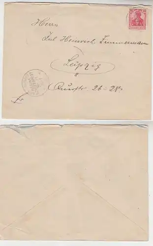 65018 Lettre Tampon Kaiserlich Deutsche Marine Post N°11, 1907