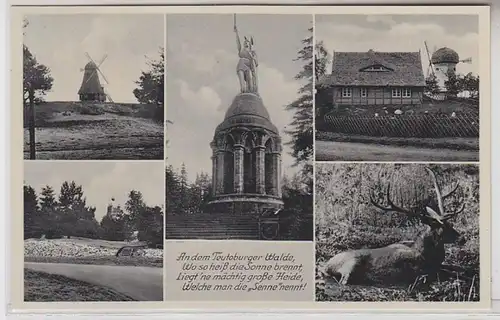 64935 Multi-image Ak "A la forêt de Teutoburg ..." 1942