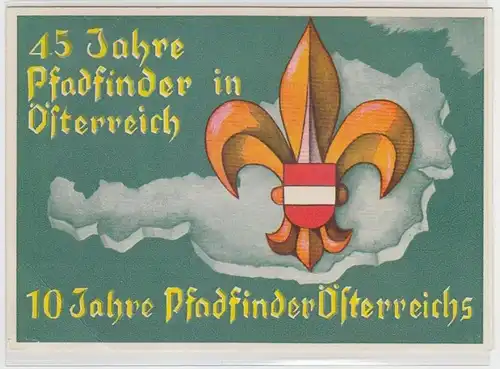 64891 Ak 45 ou 10 ans de scout autrichien 1957