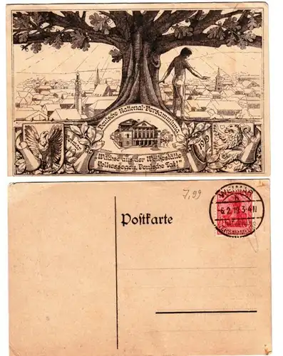 64882 Ak Weimar Deutsche National Versammlung 1919