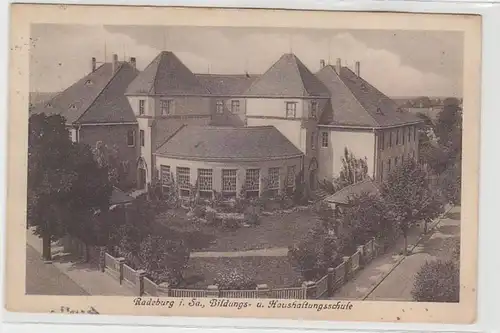 67712 Ak Radeburg in Sachsen Ecole d'éducation et de ménage 1927