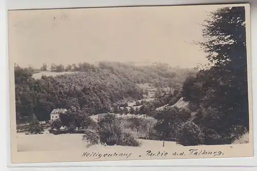 67705 Foto Ak Heiligenhaus "Partie an der Talburg" 1928
