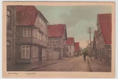 67538 Ak Horneburg Langestraße vers 1920