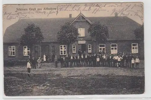 67417 Ak beau salut de Altbuckow Gastwirtschaft Rudolf Lange 1926