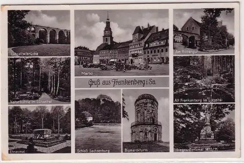 67388 Mehrbild Ak Gruß aus Frankenberg in Sachsen 1940