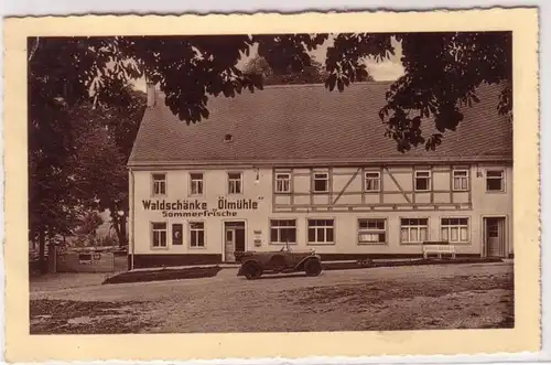 67372 Ak Waldschänke "Oelmühle" Oberschöna bei Freiberg in Sachsen 1935