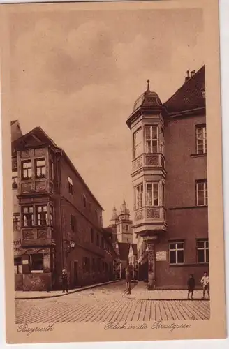 67353 Ak Bayreuth Blick in die Brautgasse um 1930