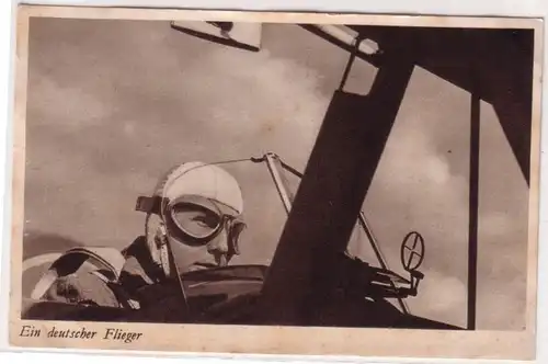 67244 Ak un pilote allemand dans le double-pont 1941