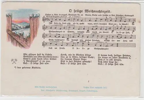 67158 Anton Günther Lied Ak "O selige Weihnachtszeit" um 1920