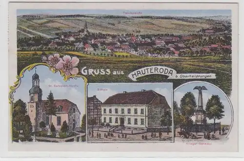 64836 Mehrbild Ak Gruß aus Hauteroda bei Oberheldrungen 1920